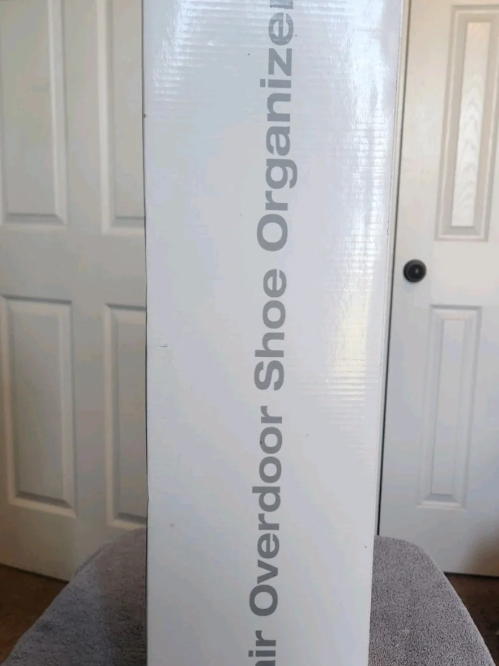 The Container Store 36-Pair Overdoor Shoe Organizer in Black
